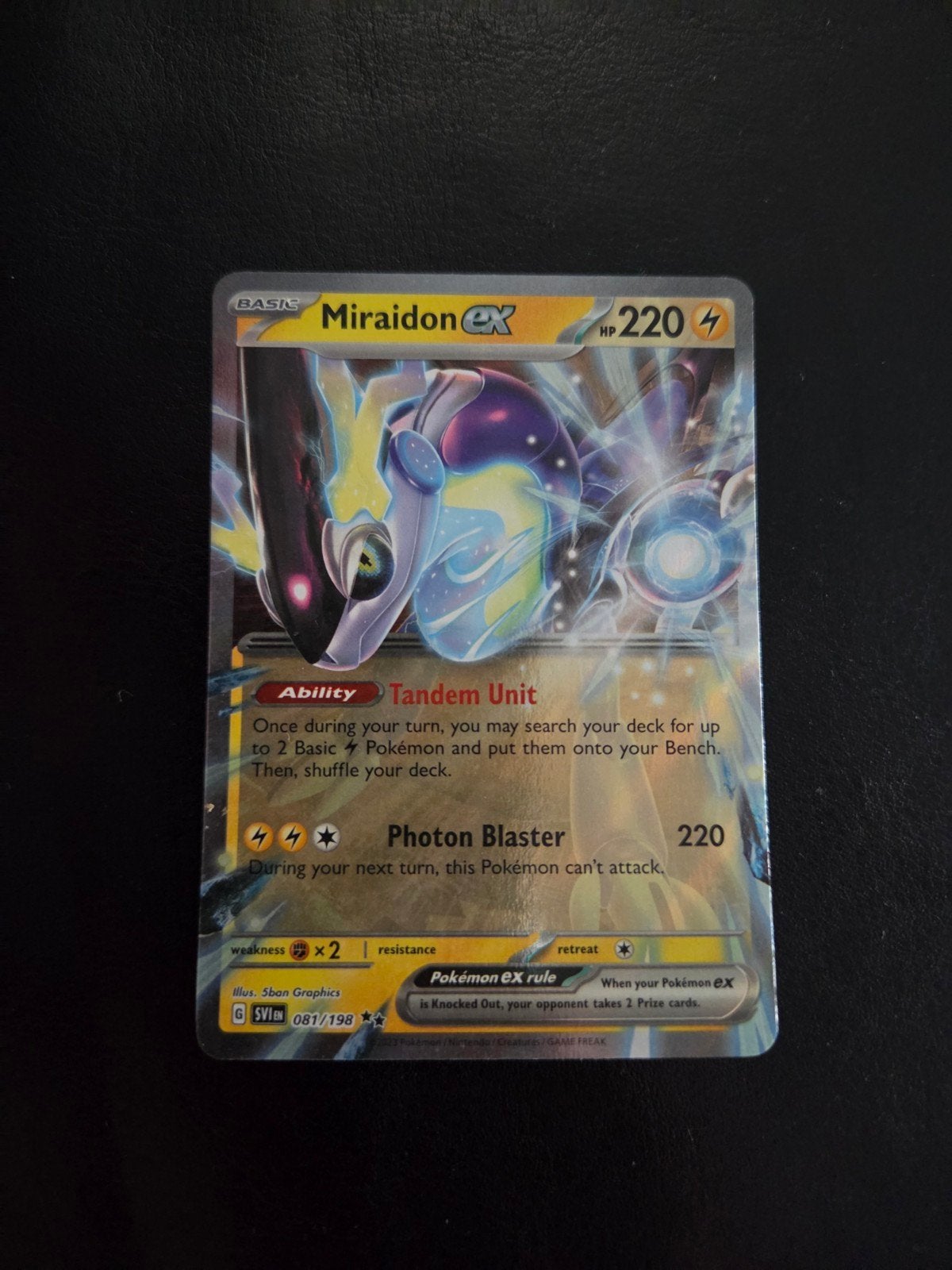 Pokémon Kaart Miraidon ex 081/198, Ophalen of Verzenden