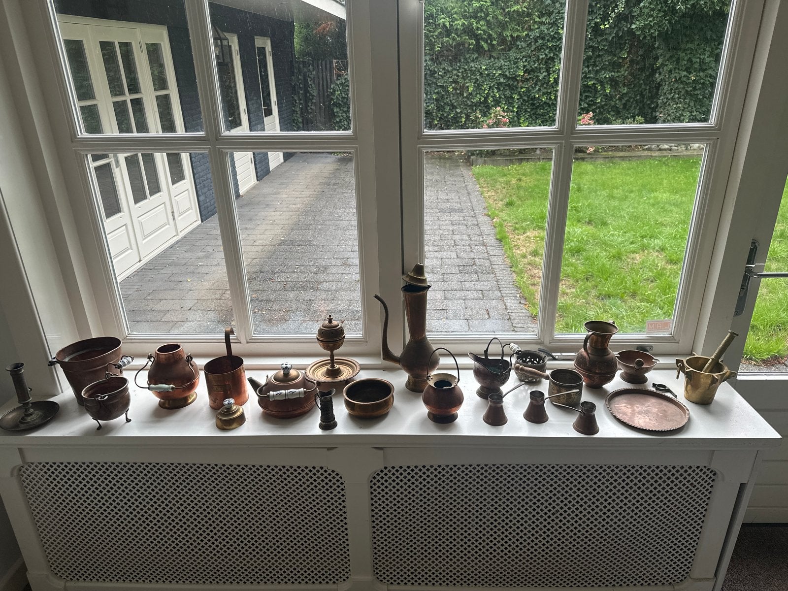 Antiek koperen en bronzen voorwerpen, Ophalen, Koper