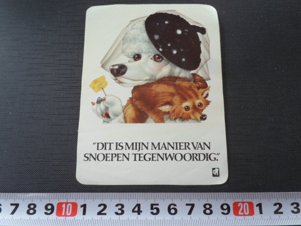 sticker  ELMEX Dit is mijn manier van snoepen tegenwoordig, Verzamelen, Ophalen, Zo goed als nieuw