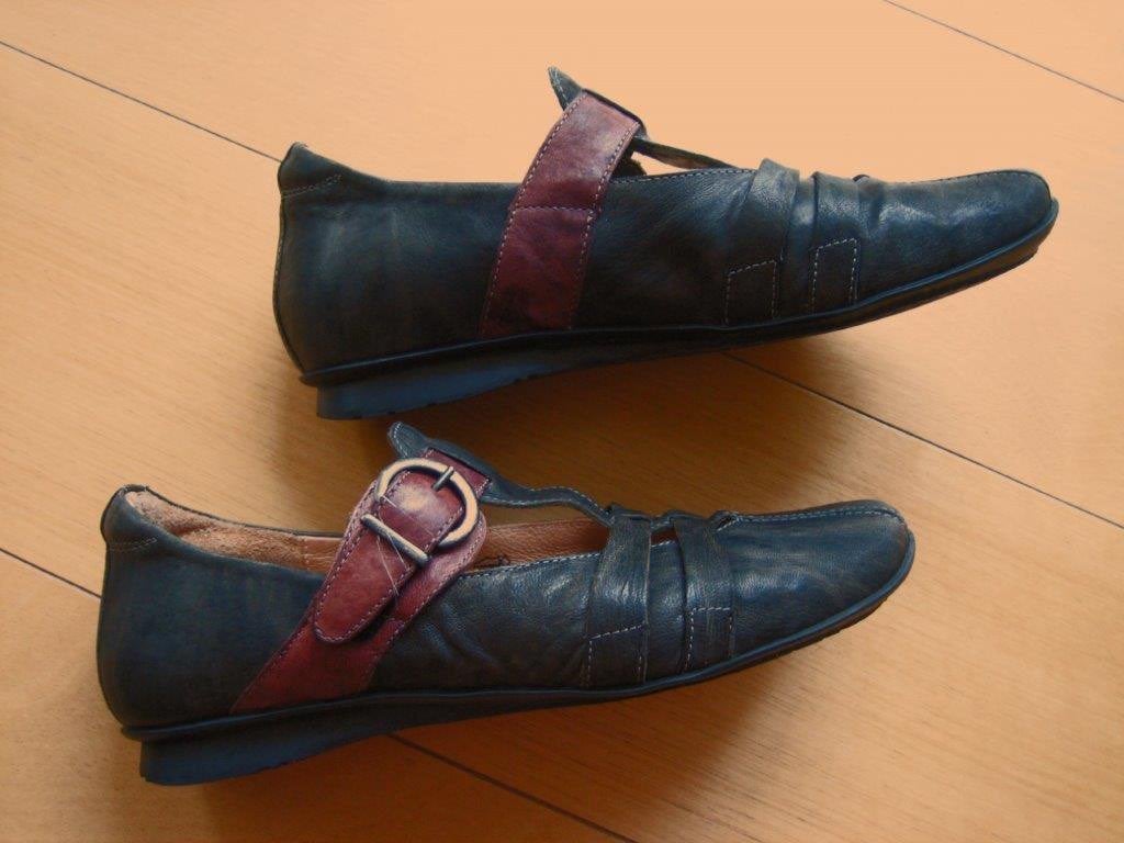 Comfortabele zwarte leren schoen THINK! 38-39 snazzeys, Kleding | Dames, Schoenen, Schoenen met lage hakken, Verzenden, Zwart