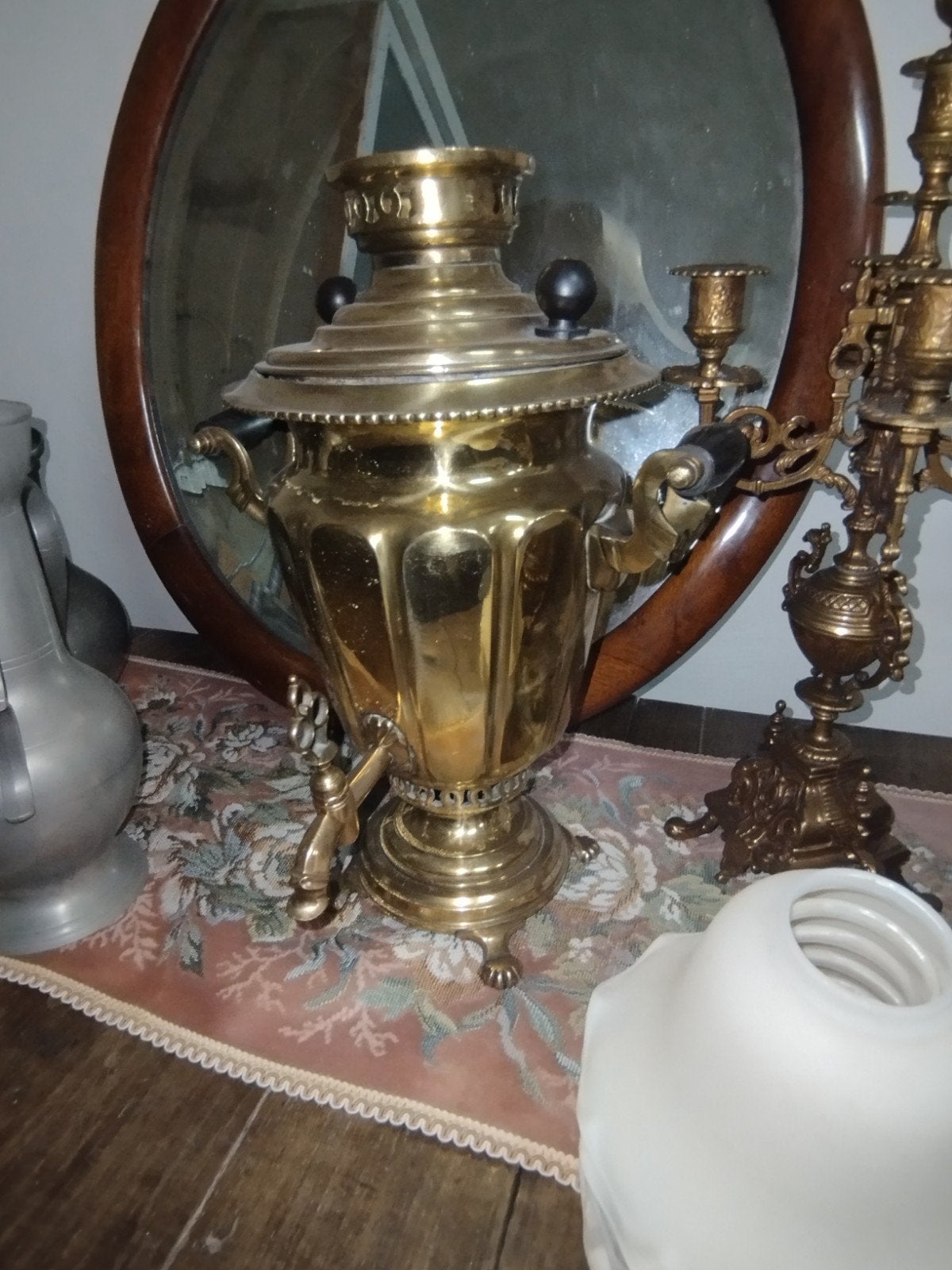 Russiche samovar, Ophalen