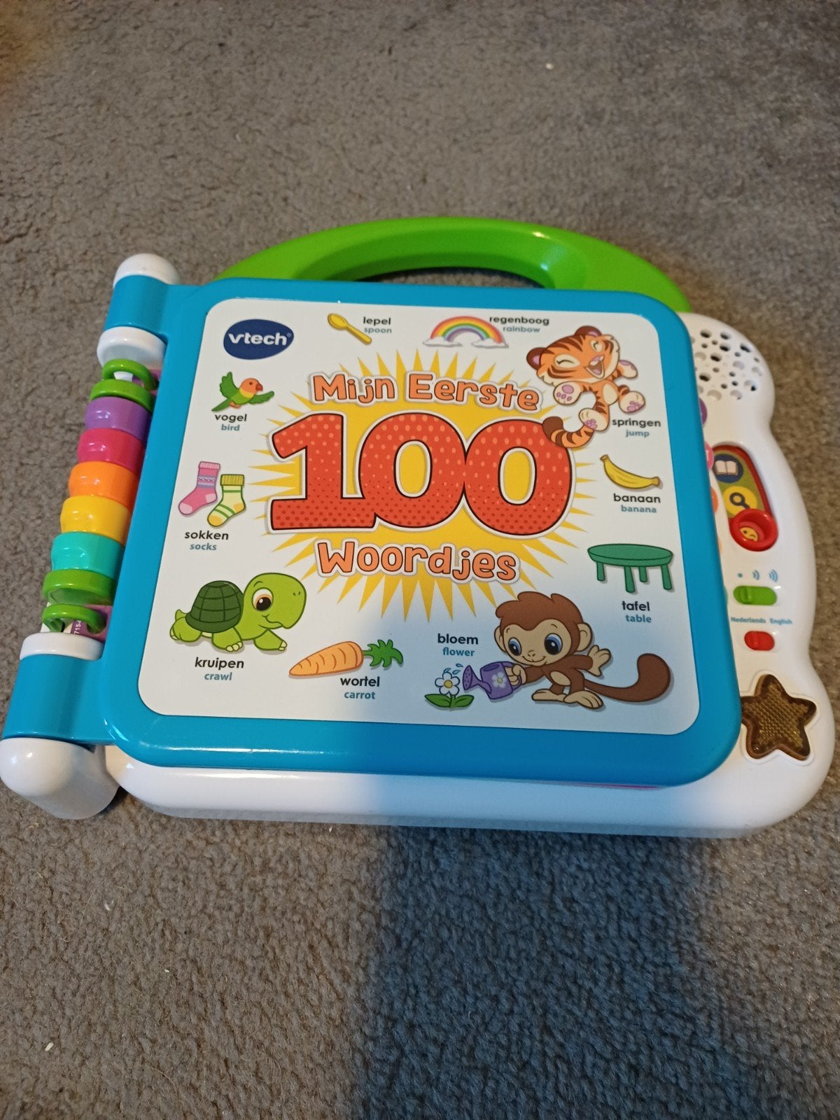 VTech Mijn Eerste 100 Woordjes, Kinderen en Baby's, Speelgoed | Vtech, Ophalen of Verzenden, Zo goed als nieuw, 6 maanden tot 2 jaar