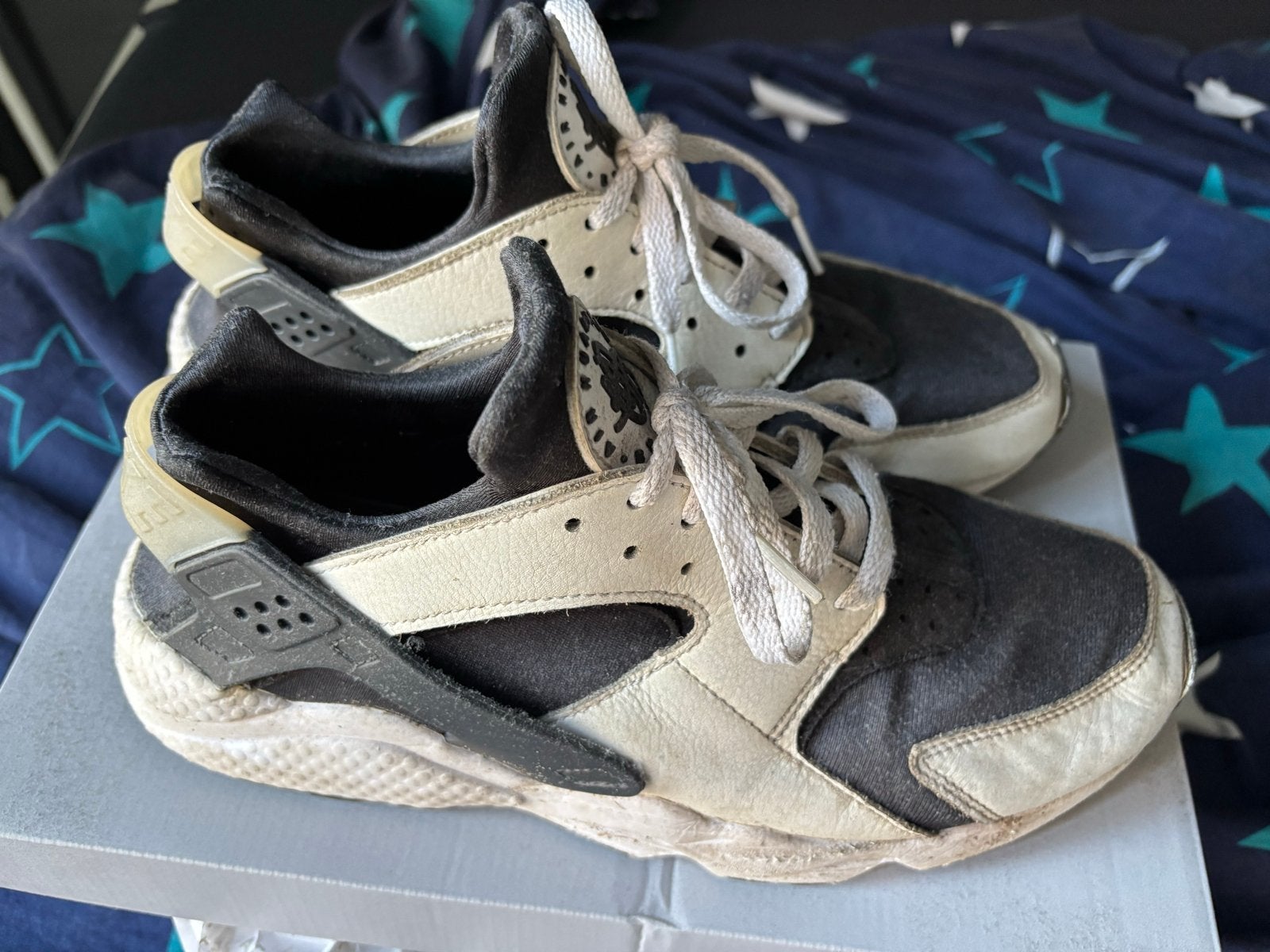 Nike Huarache sneakers maat 44,5, Ophalen of Verzenden, Gedragen, Zwart, Sneakers of Gympen