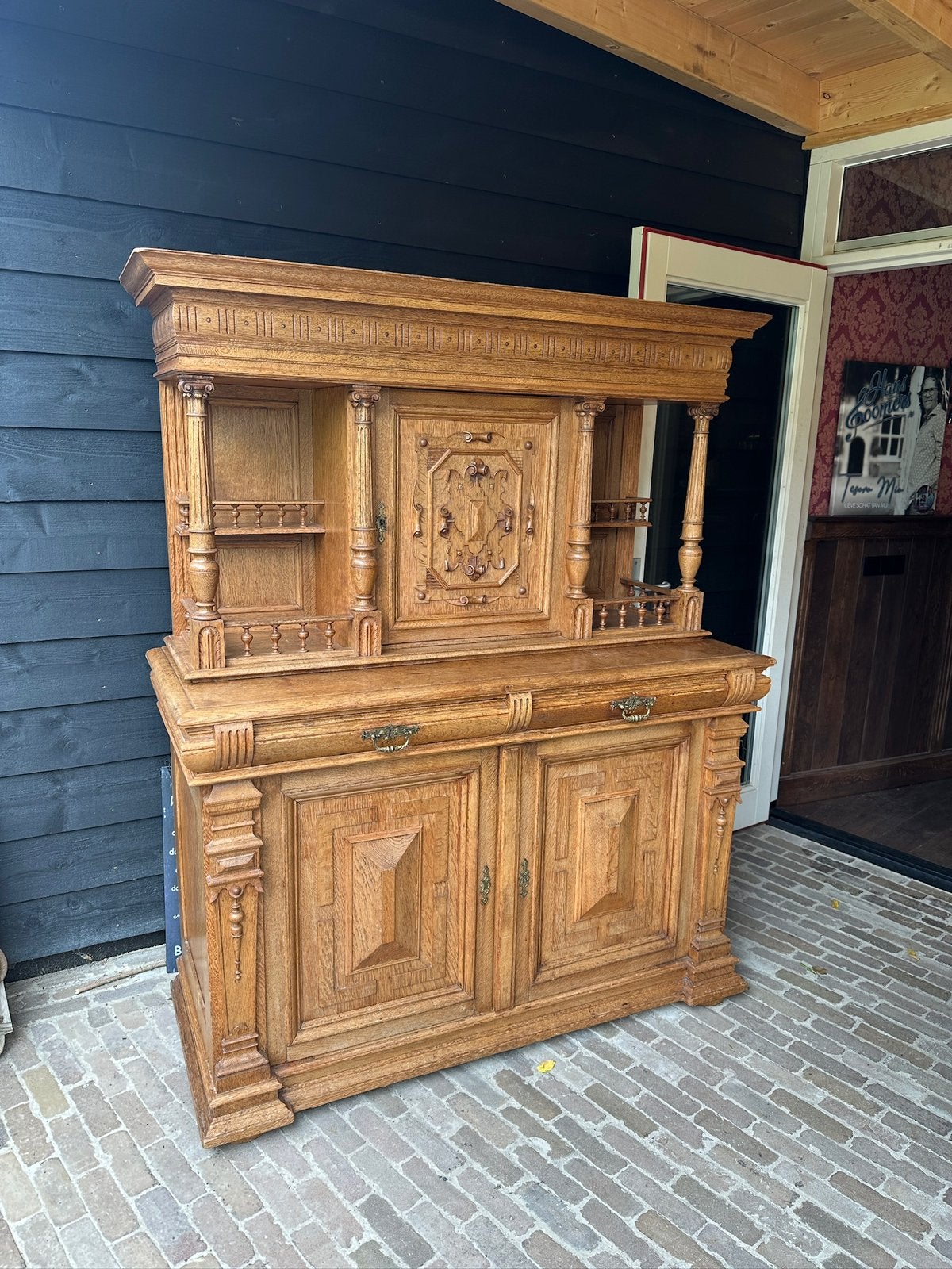 Antieke kast, Ophalen of Verzenden, Gebruikt