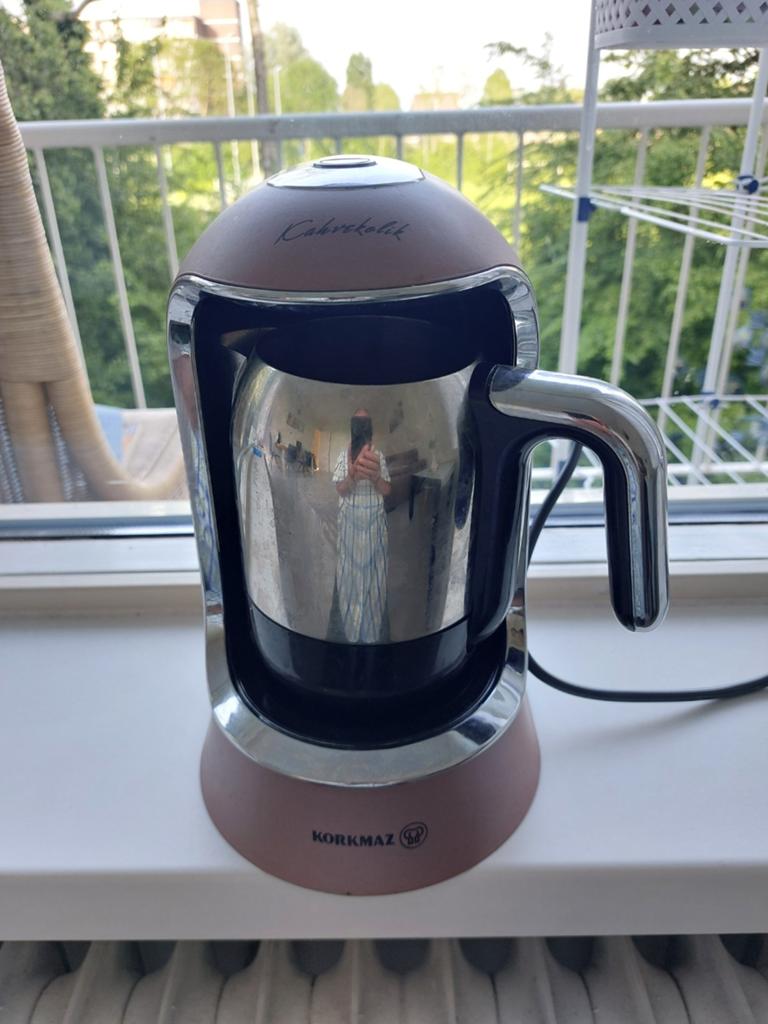 Korkmaz Kahvekolik Turks Koffiezetapparaat, Koffiemachine, Gemalen koffie, Ophalen of Verzenden, Zo goed als nieuw