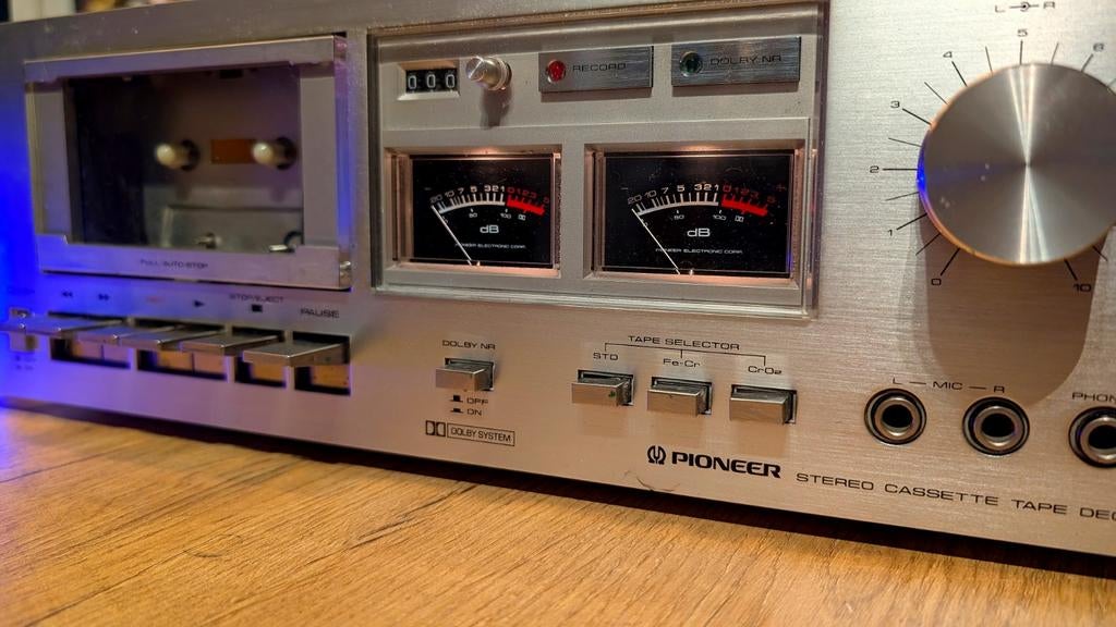 Pioneer CT-506 • GARANTIE • VINTAGE • REFURBISHED • VU METER, Overige merken, Rick's Audio De Kempen 18 6021PZ Budel +31 (0)495 785698info@ricks-audio.com