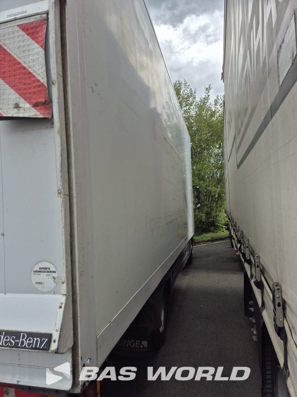 Mercedes Atego 818 4X2 Gesloten Vrachtwagen Euro 5 Achterkle, Automaat, Euro 5, Overige kleuren, Mercedes-Benz