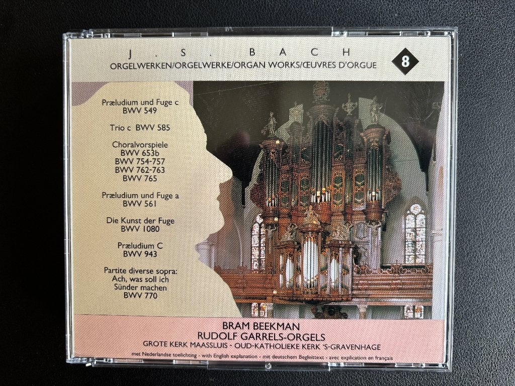 Bach Orgelwerken 8 - Bram Beekman, Gebruikt, Soloconcert, Ophalen of Verzenden, Barok
