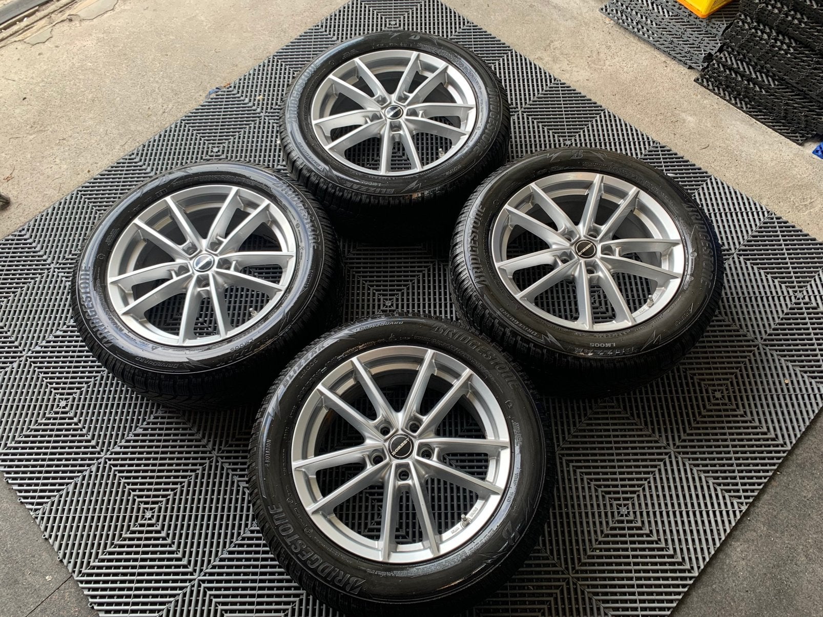 17 inch nieuwstaat borbet set ! 5x112, Auto-onderdelen, Banden en Velgen, Ophalen, Gebruikt, Banden en Velgen, 17 inch