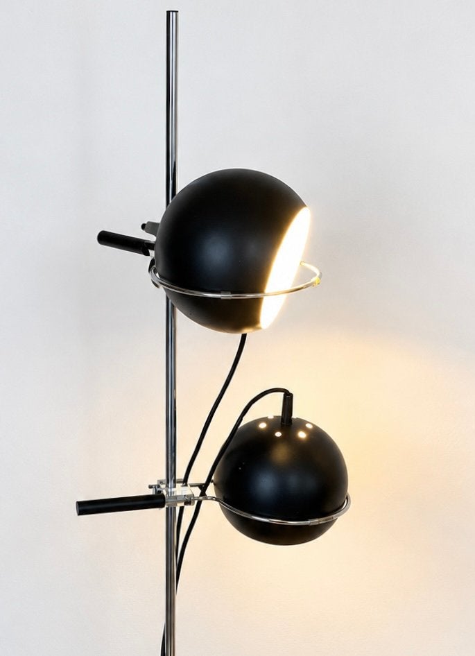 Vintage staande vloerlamp Mid Century Gepo-Herda-Raak, Ophalen, Gebruikt, Vintage, E27 (groot)