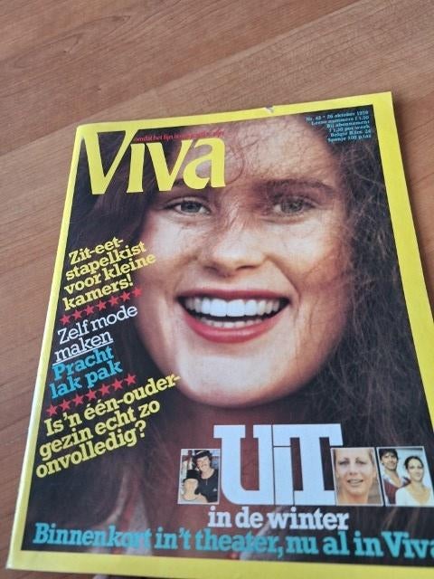 Viva 1979 Christel Braak Ed van der Elsken Robert Long, Ophalen of Verzenden, 1960 tot 1980, Nederland, Tijdschrift