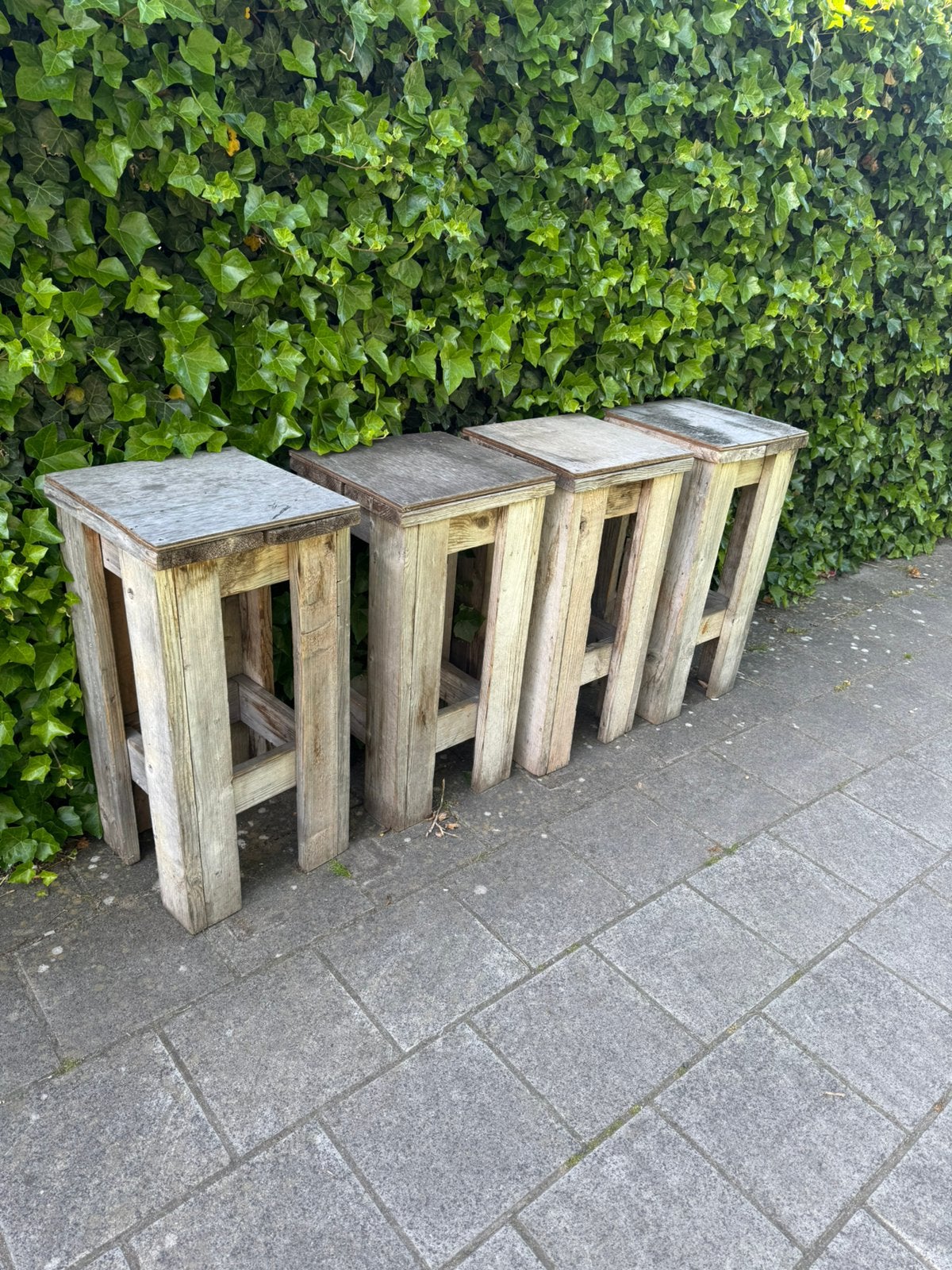 4 barkrukken voor buiten, Ophalen, Gebruikt
