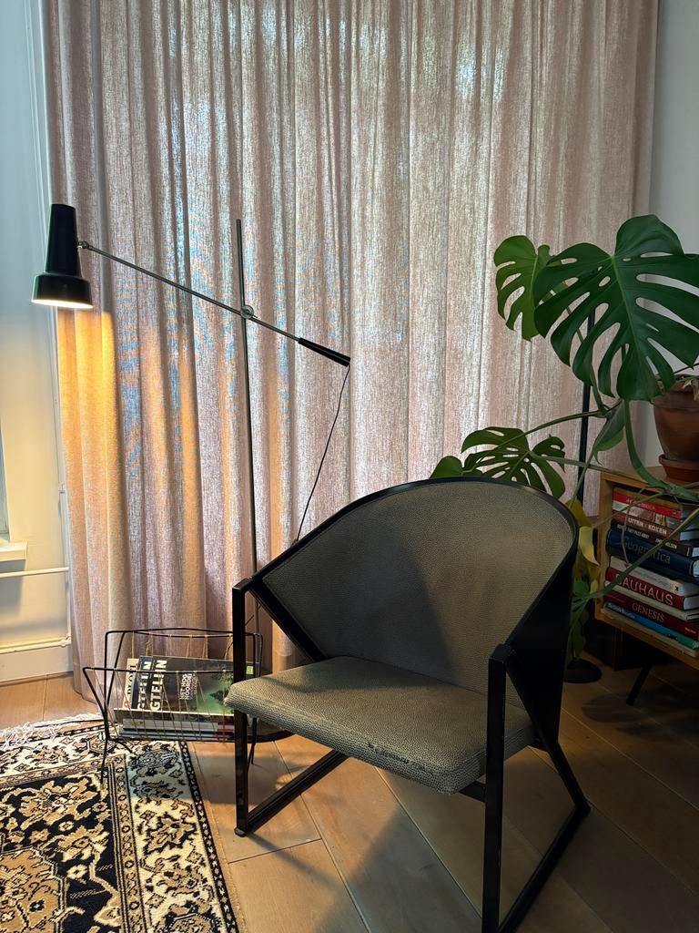 Vintage Mondi Soft fauteuil - Jouko Järvisalo voor Inno Oy, Ophalen, Gebruikt, Minder dan 75 cm, Metaal