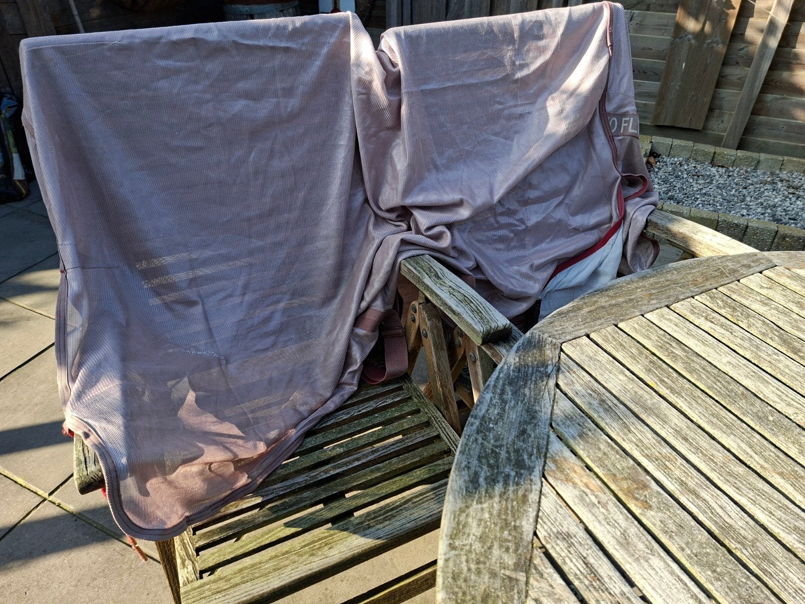 AMIGO FLYRUG MET VASTE HALS MAAT 183/, Dieren en Toebehoren, Full (L), Gebruikt, Vliegendeken, Ophalen of Verzenden