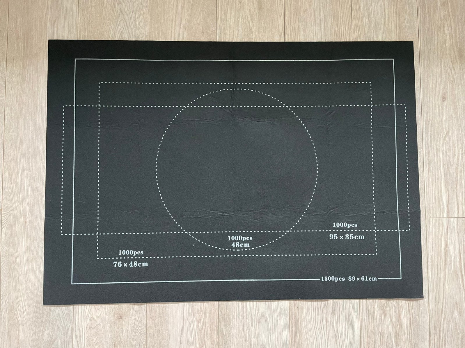Puzzelmat vilt 1500 stukjes met opbergtas, Ophalen of Verzenden, 500 t/m 1500 stukjes, Zo goed als nieuw