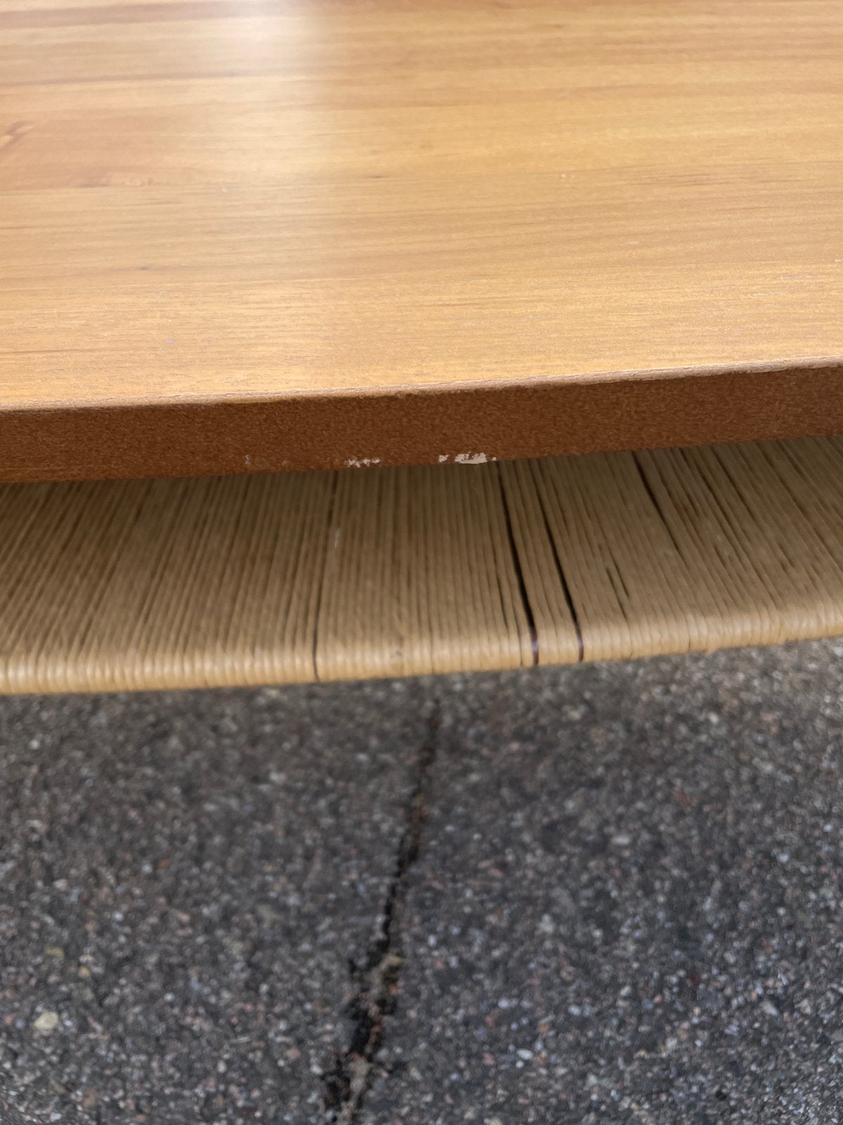 Ovale salontafel Ikea Stockholm, Huis en Inrichting, Tafels | Salontafels, Ophalen, Gebruikt, 100 tot 150 cm, 50 tot 100 cm