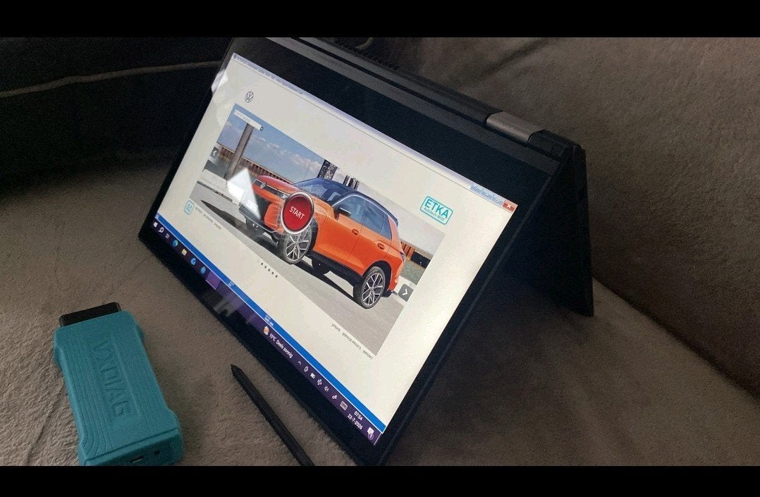 ThinkPad 2-in-1 ODIS S25/E19 + interface 6154 + ETKA 8.9, Ophalen of Verzenden, Zo goed als nieuw