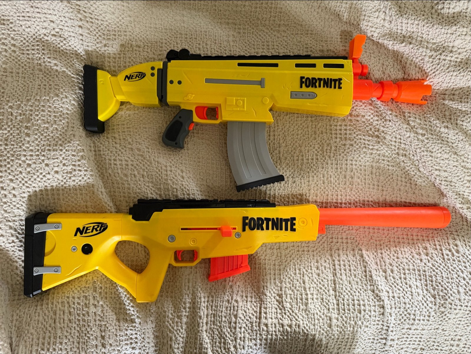 Nerf Fortnite Blasters - SCAR en Sniper Geweer Set, Ophalen, Zo goed als nieuw, Jongen of Meisje