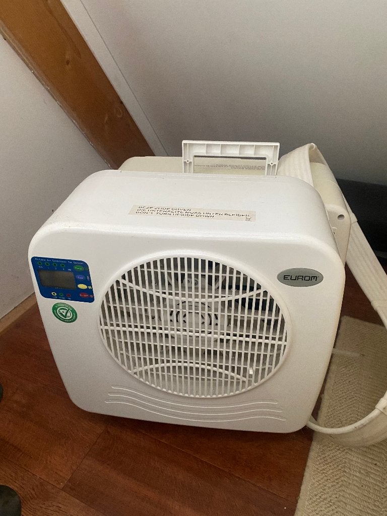 split airco mobiel, Ophalen, Gebruikt