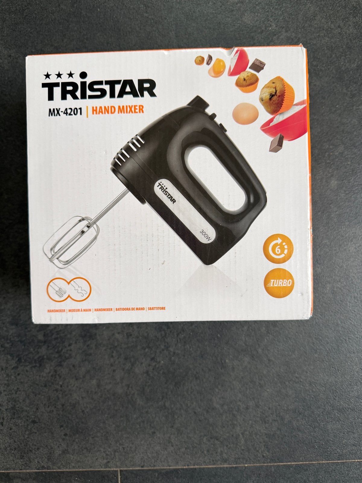 Tristar MX-4201 Handmixer - Nieuw in doos, Ophalen, Nieuw, Vaatwasserbestendig, 3 snelheden of meer