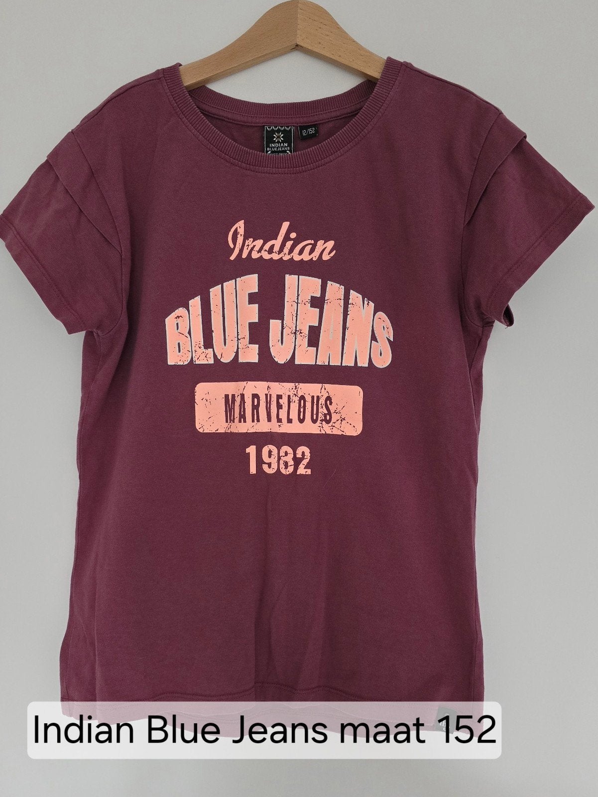 Indian Blue Jeans shirt maat 152 ZGAN, Meisje, Ophalen of Verzenden, Zo goed als nieuw, Shirt of Longsleeve