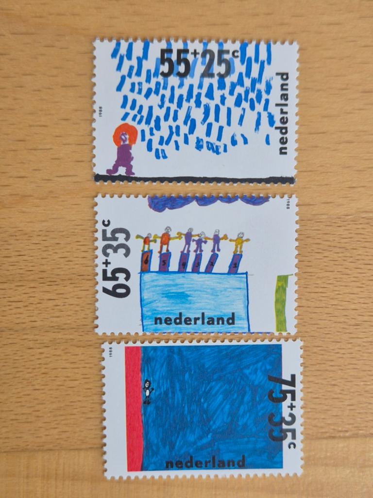 Nederland 1988 kinderpostzegels, Postzegels en Munten, Postzegels | Nederland, Ophalen of Verzenden, Na 1940, Postfris