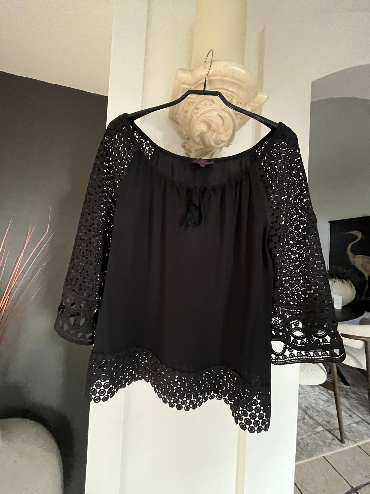 Hale Bob top of tuniek in het zwart Maat M, Kleding | Dames, Maat 38/40 (M), Verzenden, Zwart, Zo goed als nieuw