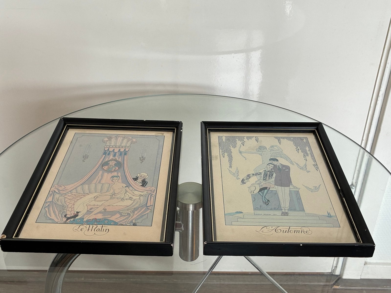 Set van 2 Art Deco Litho's - George Barbier 1925, Ophalen of Verzenden