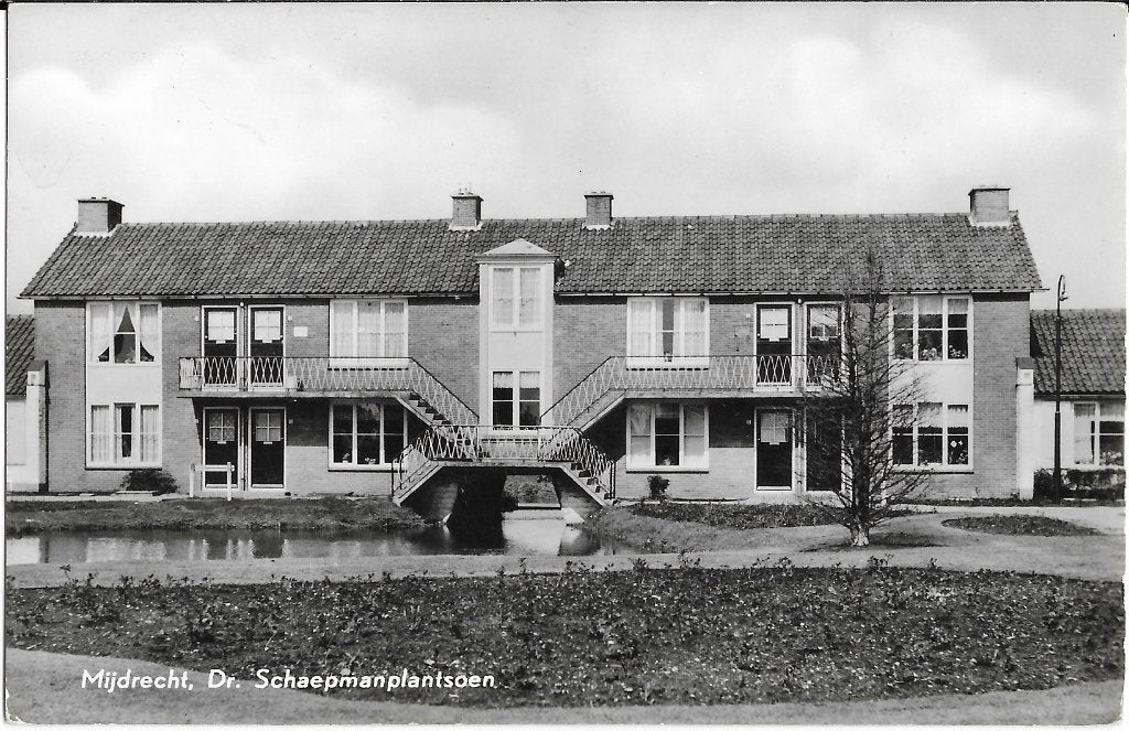 Mijdrecht, Dr. Schaepmanplantsoen, brug, trap, Verzenden, 1960 tot 1980, Ongelopen, Utrecht