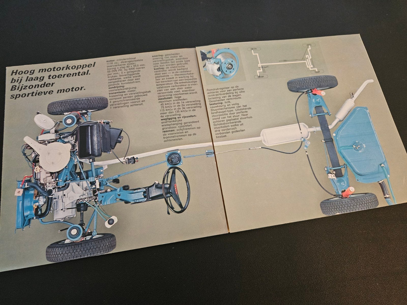 Brochure Fiat 128, Ophalen of Verzenden, Zo goed als nieuw, Overige merken