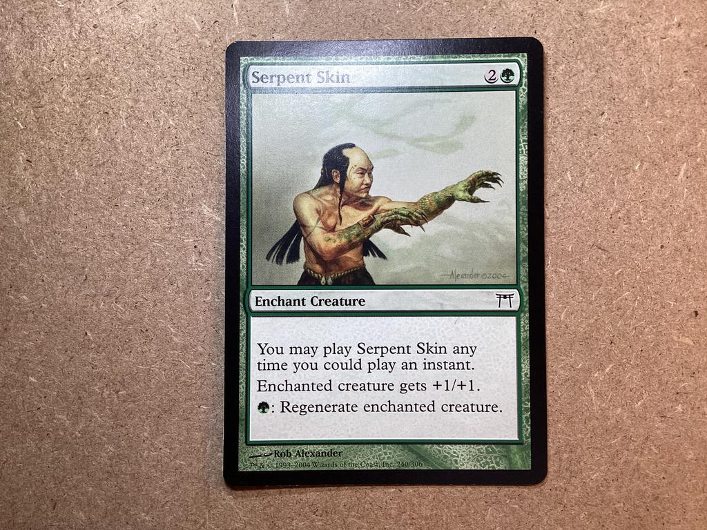 1x Serpent Skin [240/306] (Near Mint), Ophalen of Verzenden, Zo goed als nieuw, Losse kaart