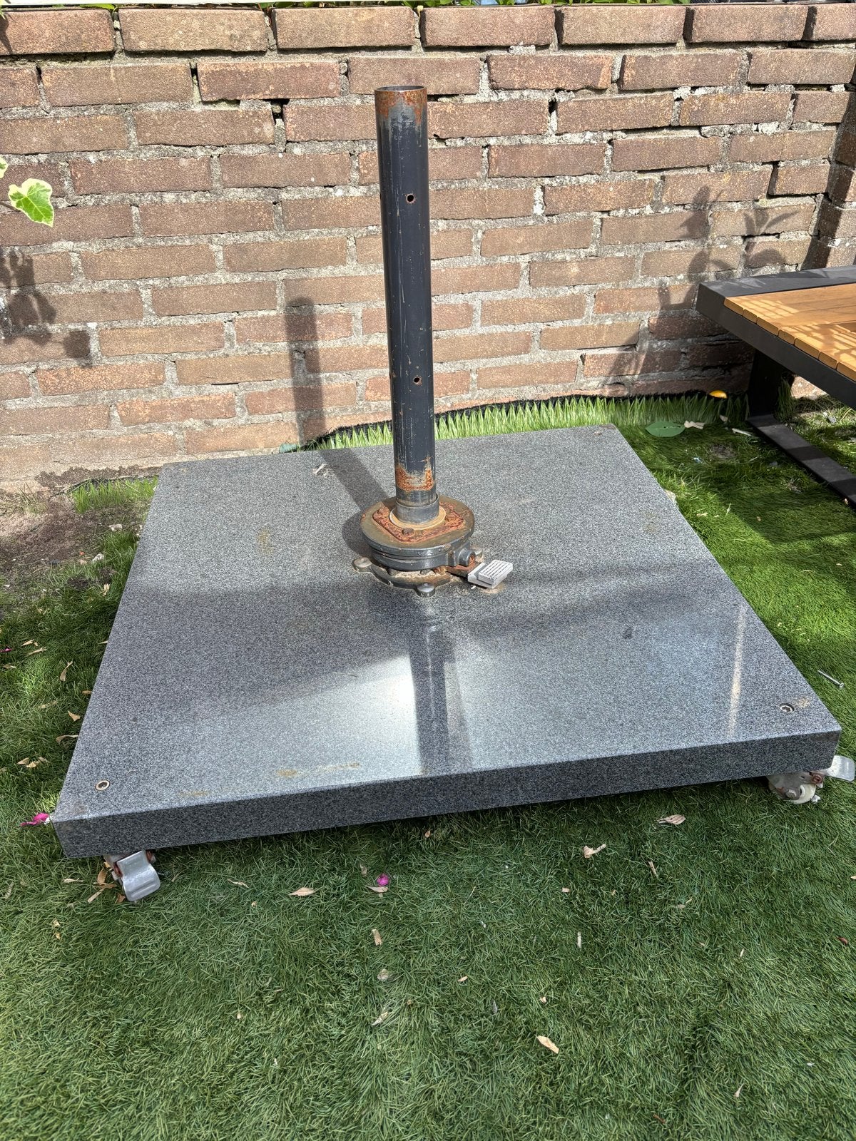 Parasolvoet - Werkt prima, ook voor wasmolen, Ophalen, Gebruikt, Parasolvoet