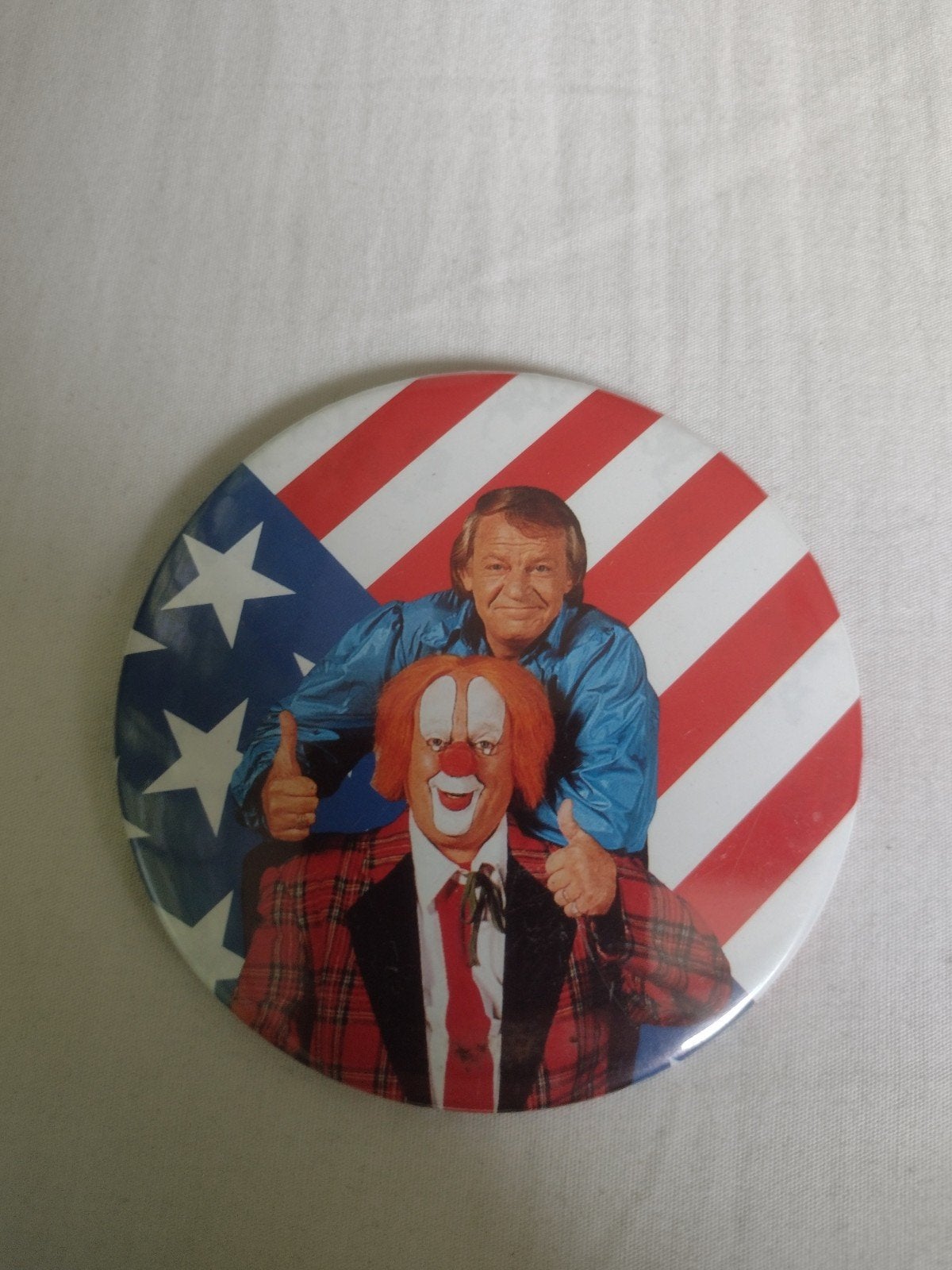 Bassie en Adriaan amerika button, Verzamelen, Ophalen of Verzenden, Zo goed als nieuw, Overige onderwerpen