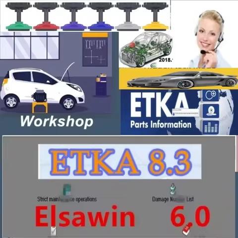 PETKA 8.3 + ElsaWin 6.00 + WDS Porsche [meertalig] VM, Auto diversen, Handleidingen en Instructieboekjes, Verzenden