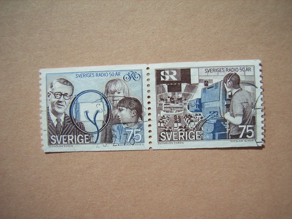 NB   Zweden strook 889-890, Ophalen of Verzenden, Zweden, Gestempeld