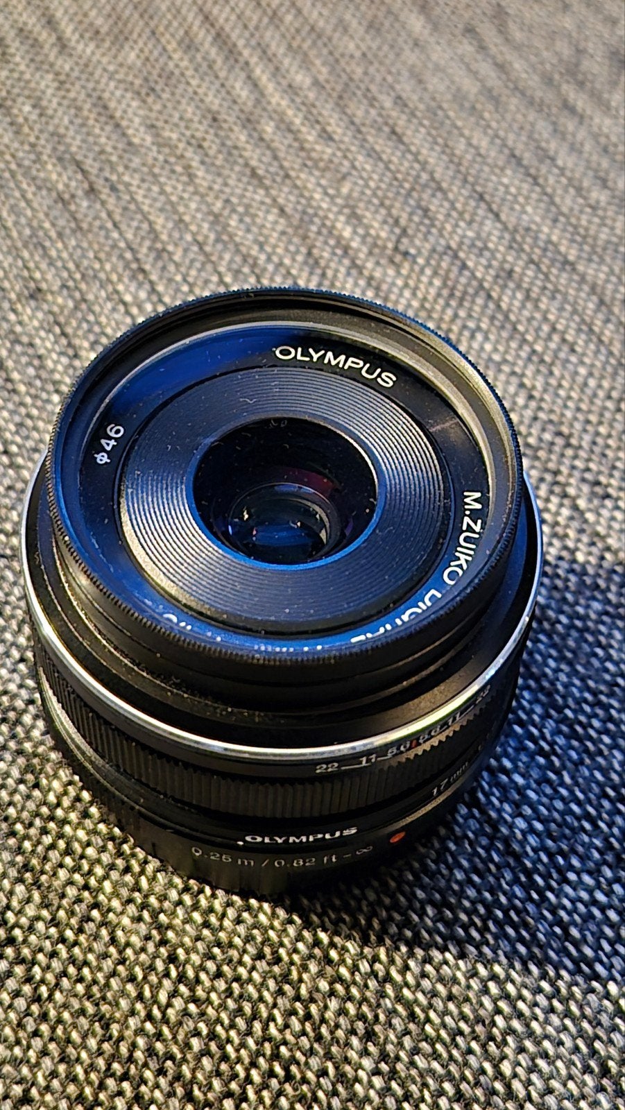 Olympus M.Zuiko Digital 17mm 1.8 prime lens mft, Autofocus, Micro Four Thirds, Olympus, Ophalen of Verzenden