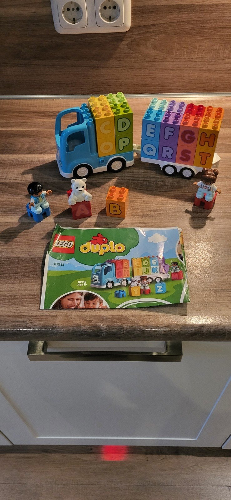 Duplo 10915 de letter vrachtwagen, Ophalen, Overige thema's, Duplo, Complete set