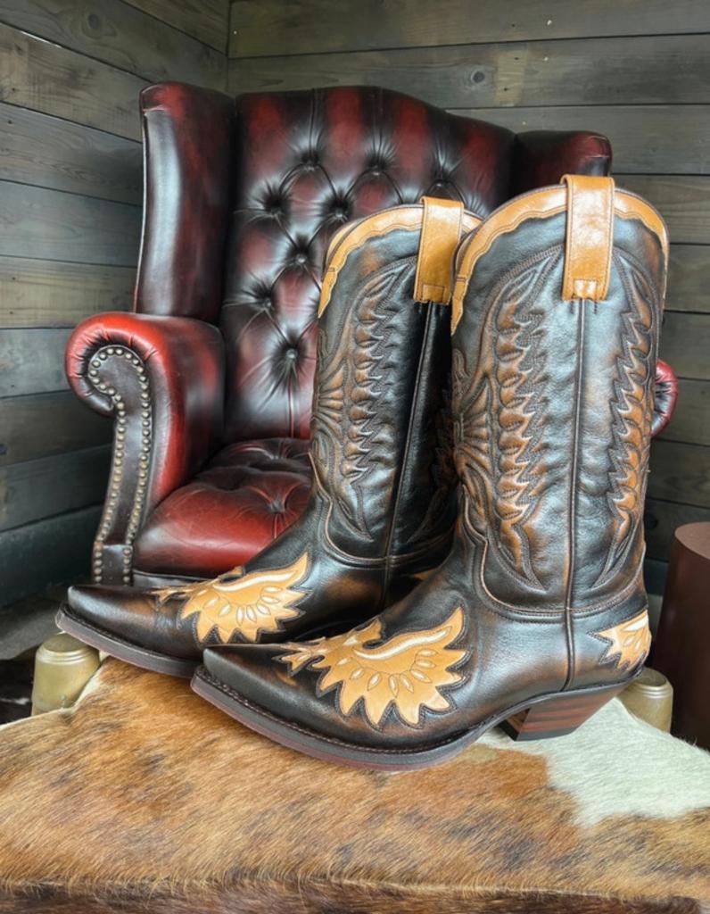 Sendra country laarzen, Kleding | Dames, Schoenen, Ophalen of Verzenden, Zo goed als nieuw, Zwart, Hoge laarzen