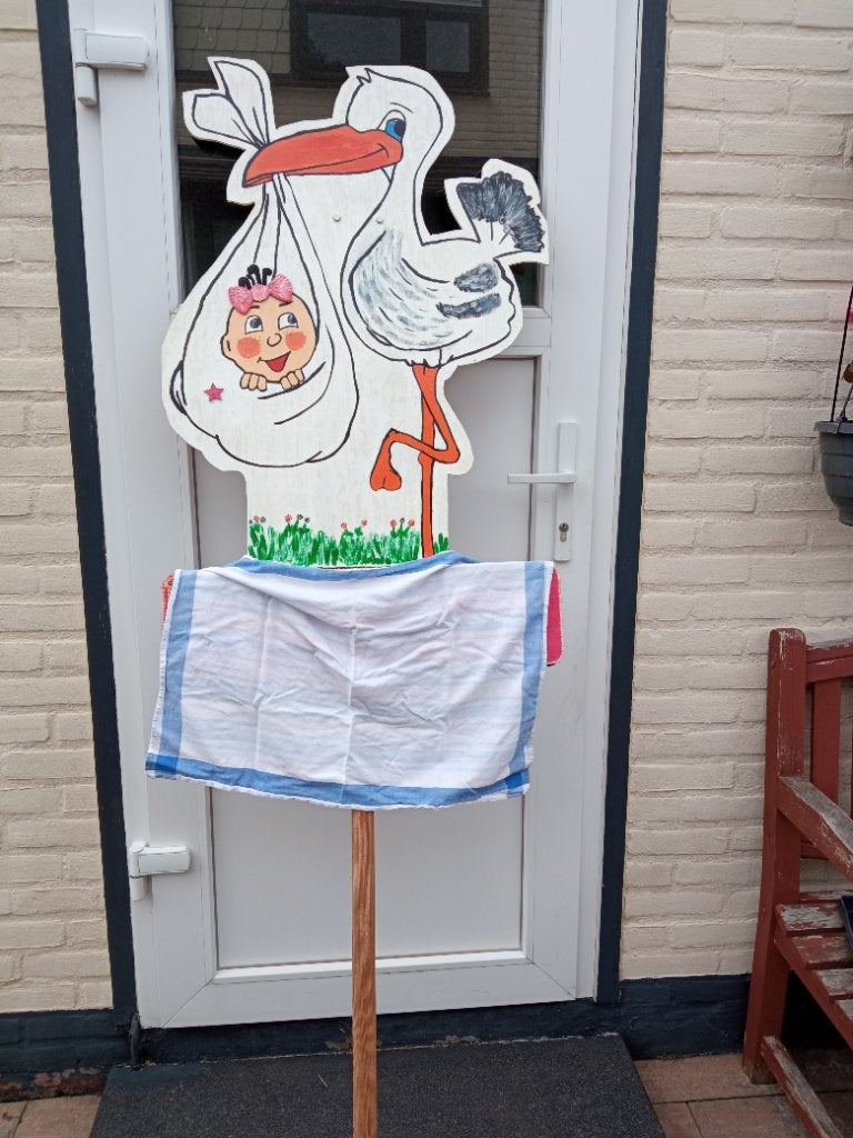 Geboortebord, Kinderen en Baby's, Ophalen, Gebruikt, Geboortebord