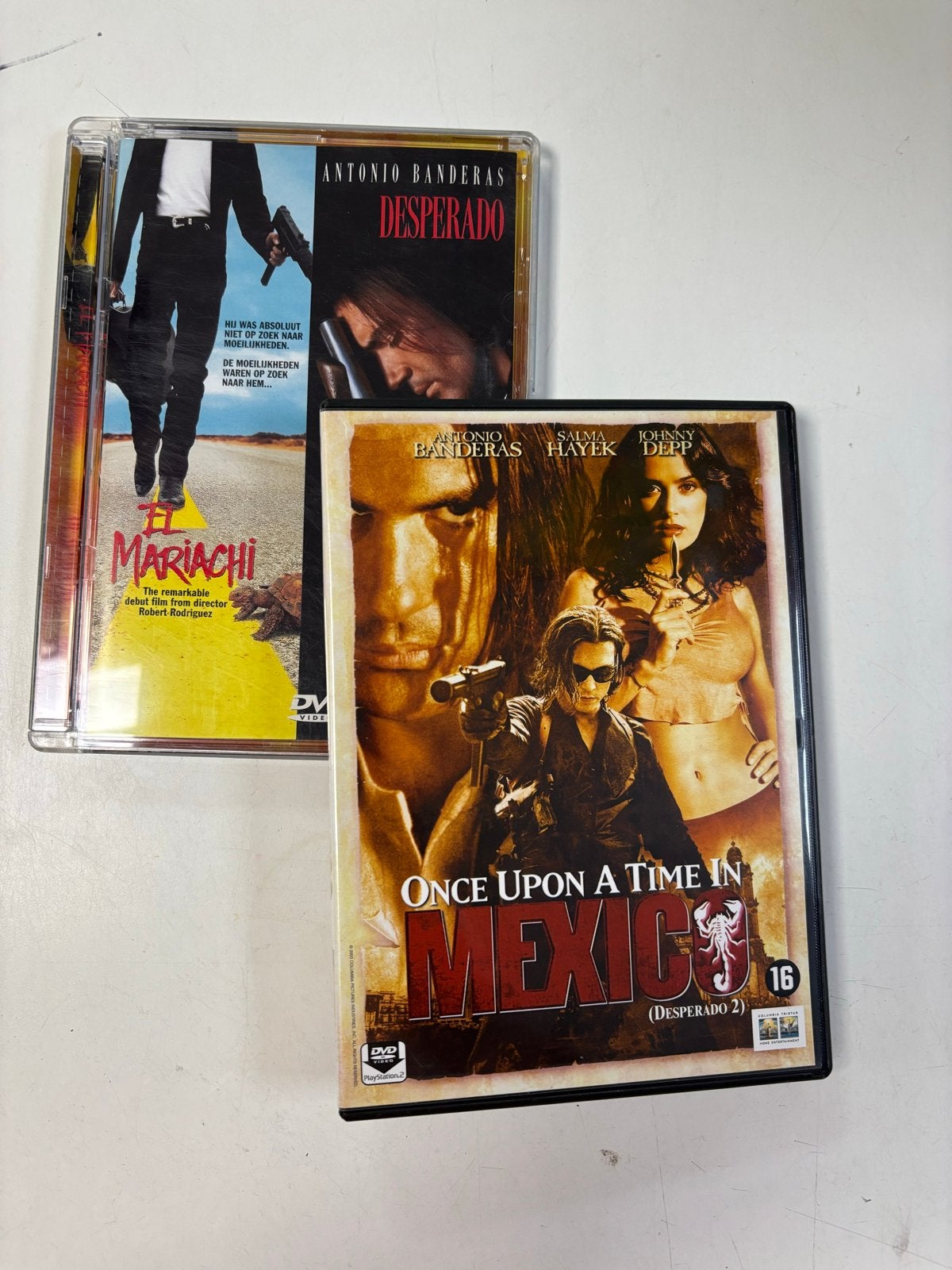 El Mariachi, Desperado & Once Upon a Time in Mexico DVD's, Vanaf 16 jaar, Nederlands, Ophalen of Verzenden, Inclusief doosje