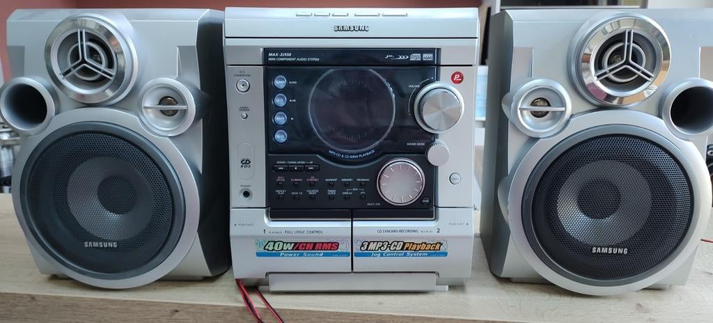 Samsung Stereo Installatie MAX-ZJ550 met CD/Cassette, Audio, Tv en Foto, Stereo-sets, Overige merken, Gebruikt, Tuner of Radio