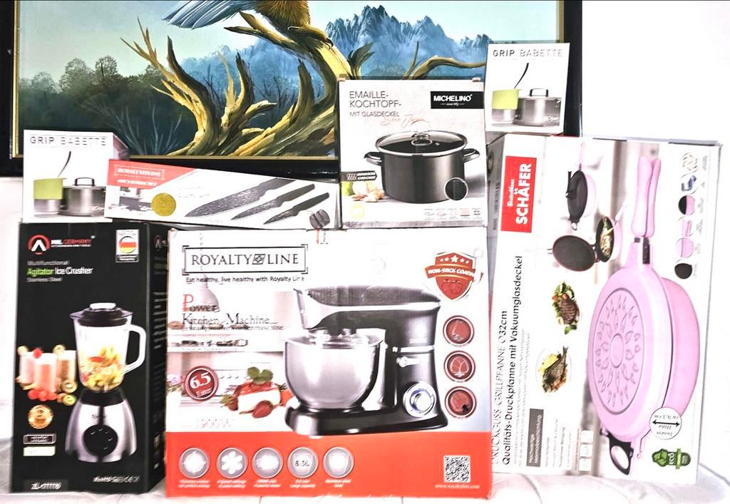Diverse Keukenbenodigdheden: Pannen, Blender, Mixer, Huis en Inrichting, Keuken | Potten en Pannen, Ophalen, Overige materialen