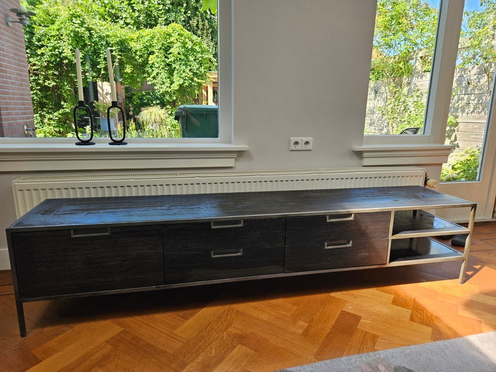 TV-meubel Chicago Collection van De Troubadour, Huis en Inrichting, Kasten | Televisiemeubels, Gebruikt, 200 cm of meer, Modern industrieel
