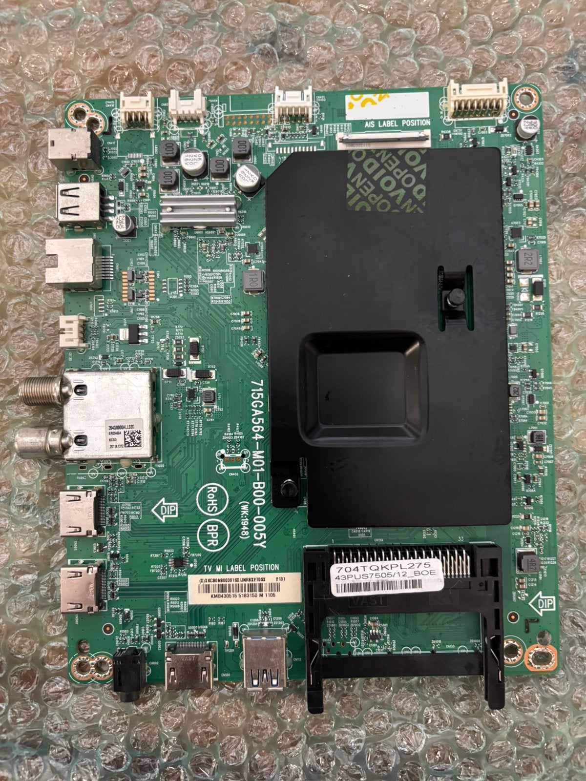 Mainboard, philips tv 715GA564-M01-B00-005Y, Ophalen of Verzenden, Zo goed als nieuw