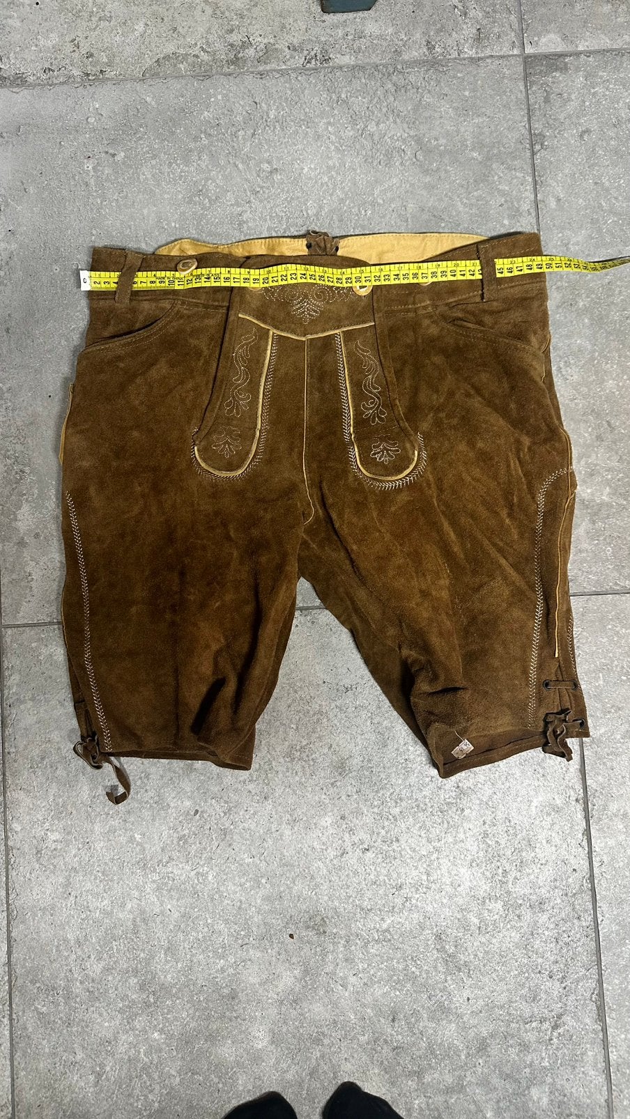 Trachten lederhose mt 56, Kleding | Heren, Ophalen of Verzenden, Zo goed als nieuw, Maat 52/54 (L), Overige thema's