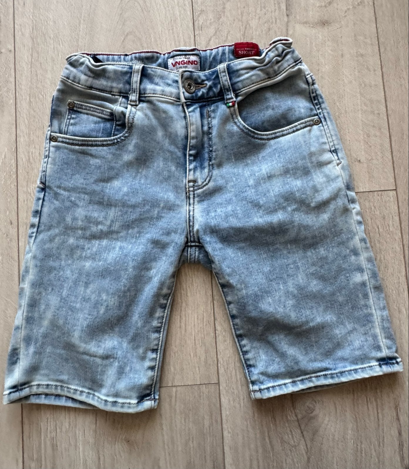 Vingino spijkerbroek short voor jongens maat 152, Ophalen of Verzenden, Zo goed als nieuw, Jongen