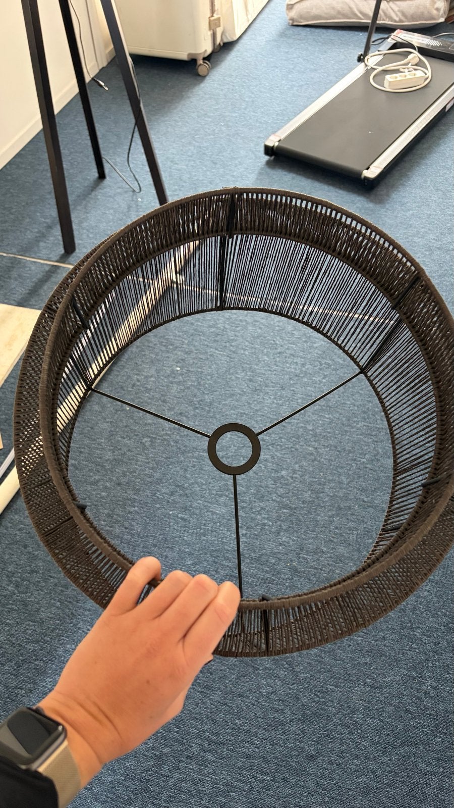 Hanglamp Nazha Zwart van Kwantum - Zo goed als nieuw, Ophalen of Verzenden, Zo goed als nieuw, Metaal, E27 (groot)
