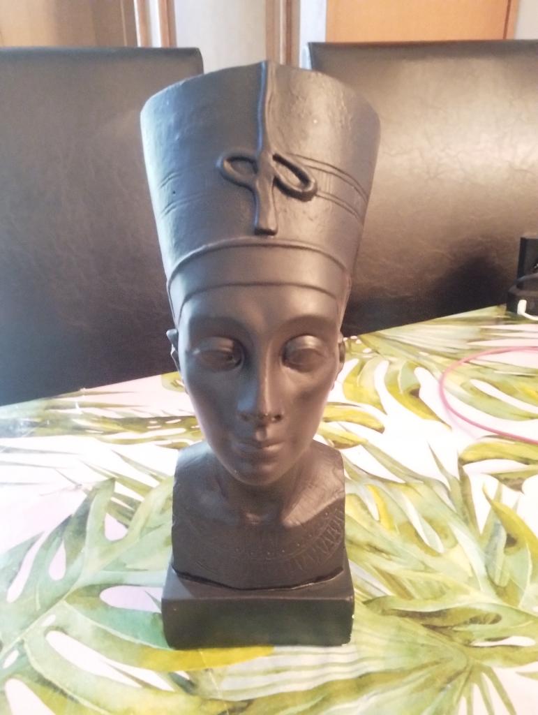 Beeld buste Nefertiti, Antiek en Kunst, Ophalen, Overige onderwerpen, Buste, Composieten