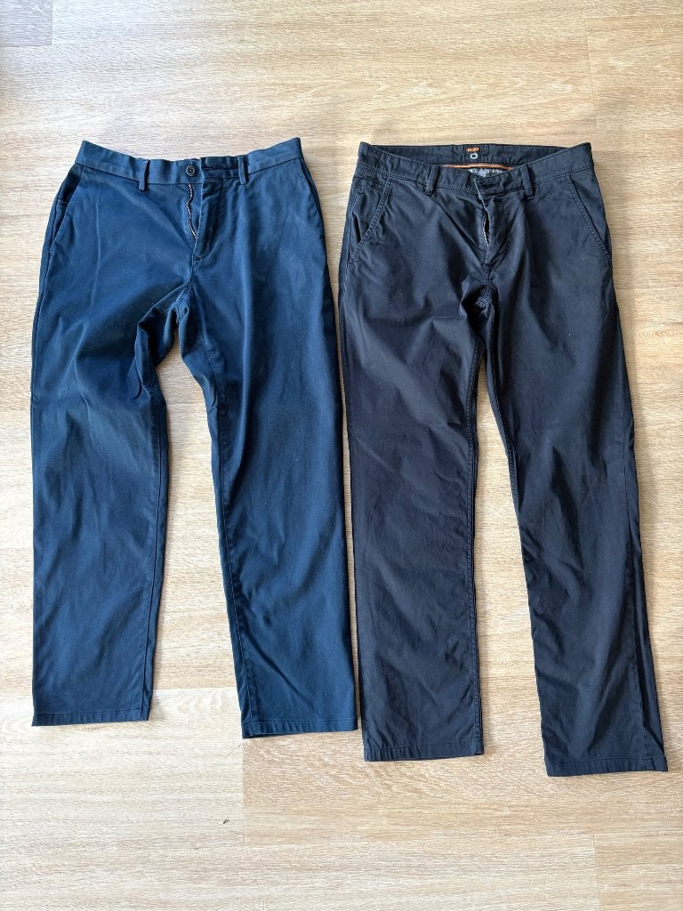 2x Pantalon 32/32, Ophalen of Verzenden, Zo goed als nieuw, Overige maten, Blauw