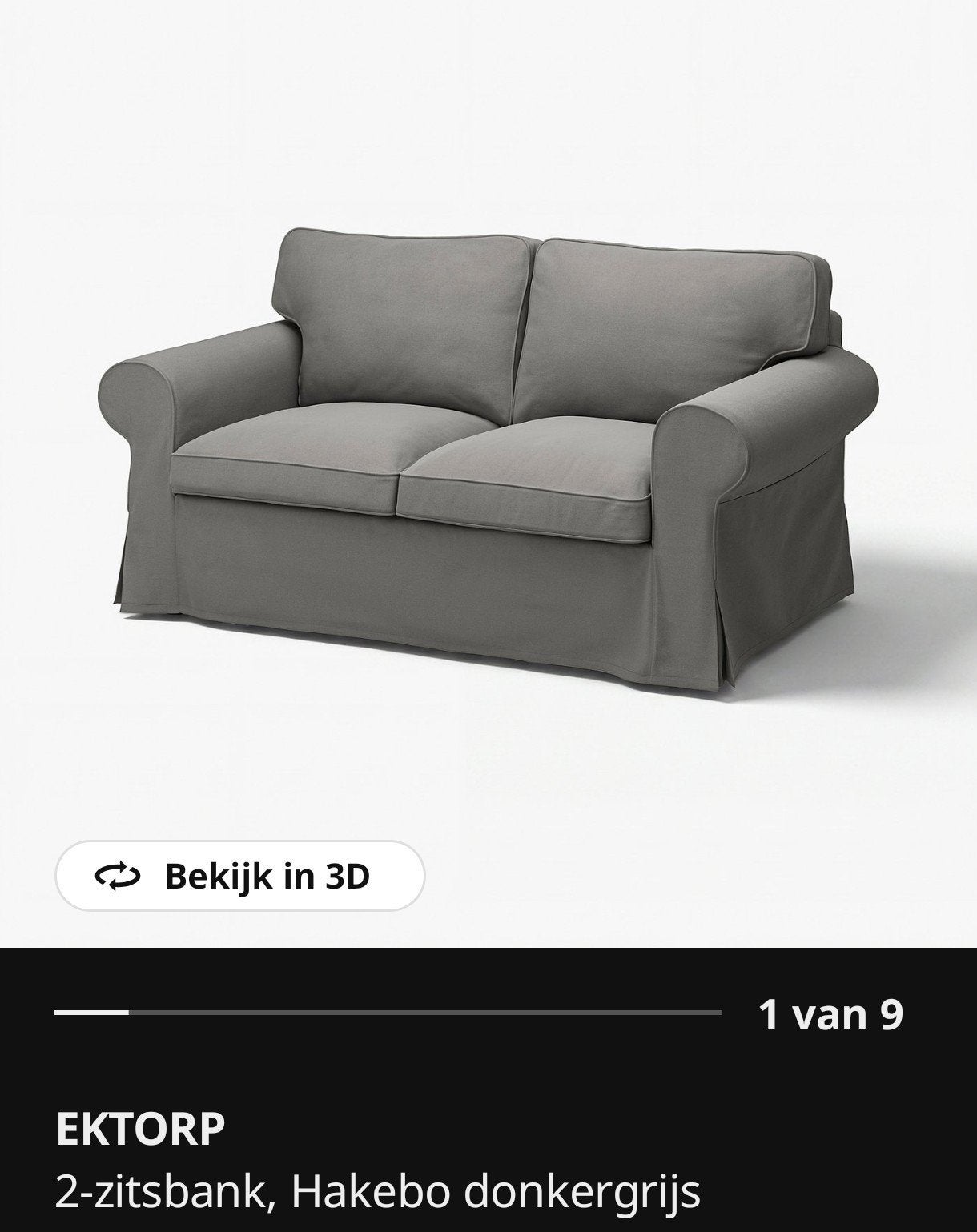 2 zits grijs bankstel, Huis en Inrichting, Ophalen, Gebruikt, Tweepersoons, 180 cm